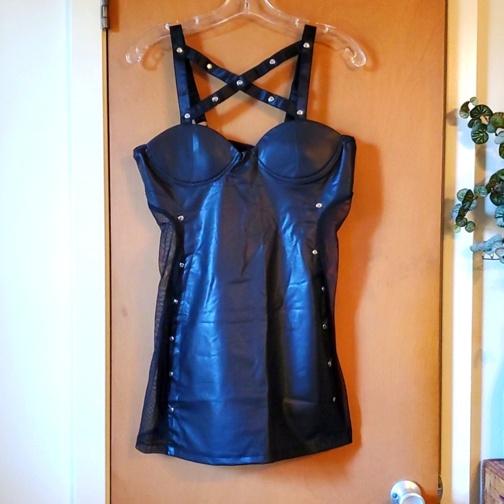 Sexy Black Lingerie Dress